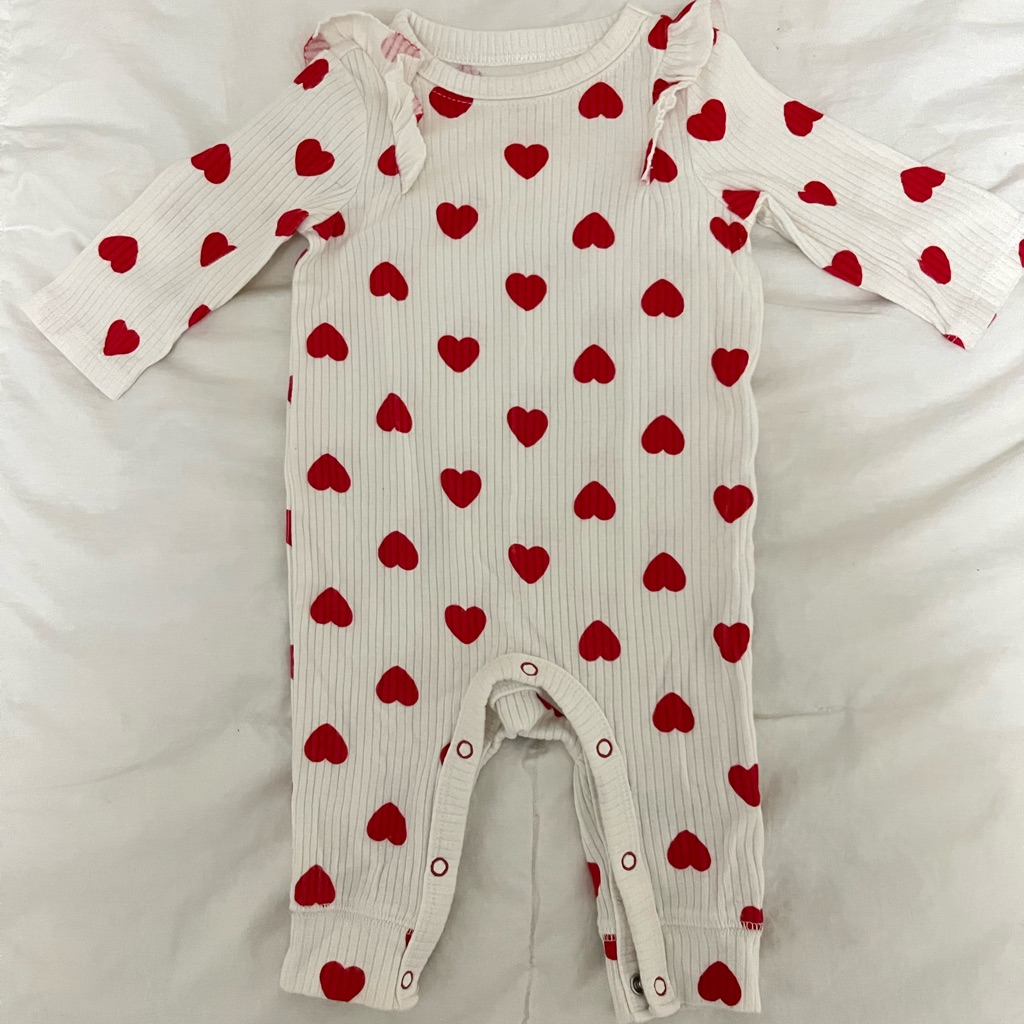 0-3m Valentine’s Day Onesie